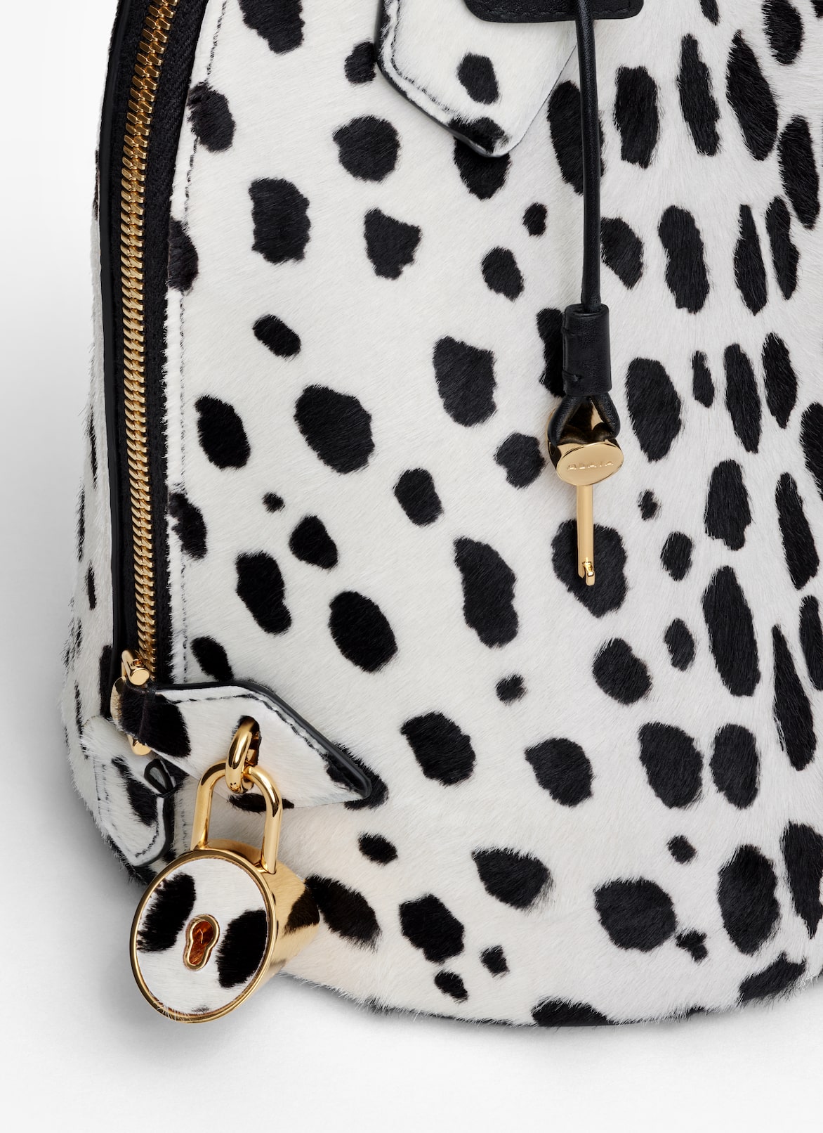 BOLSO DOME 19 NS DE PIEL DE BECERRO ALAÏA BLANCO/NEGRO BOLSO DOME 19 NS DE PIEL DE BECERRO